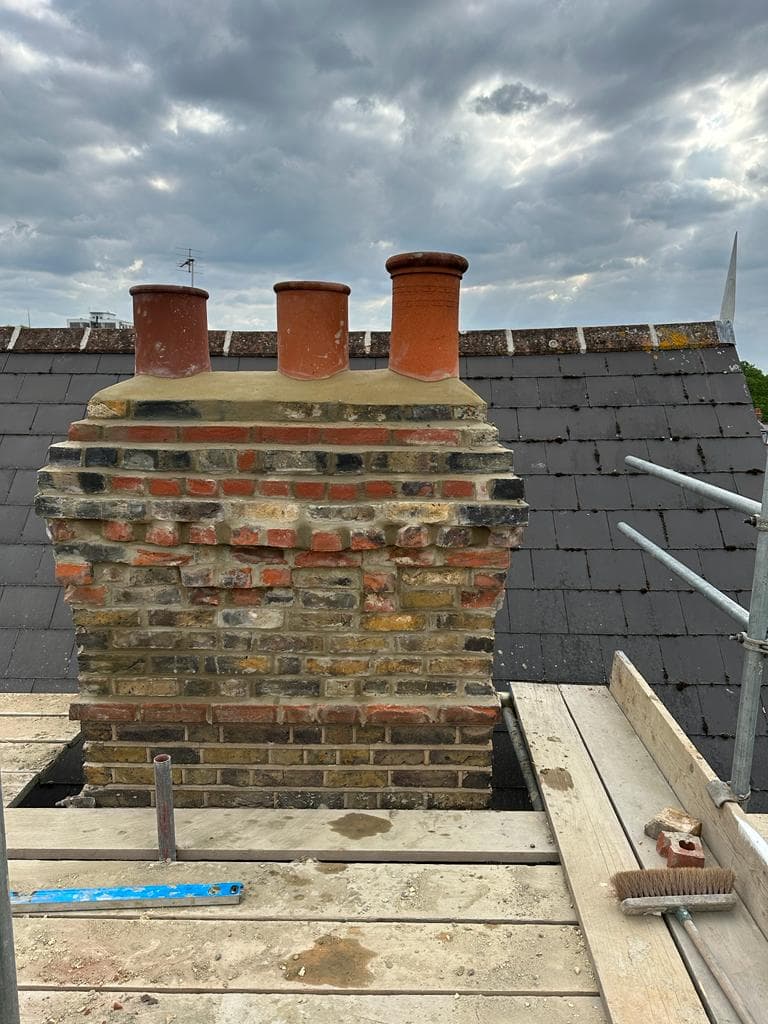Chimney after