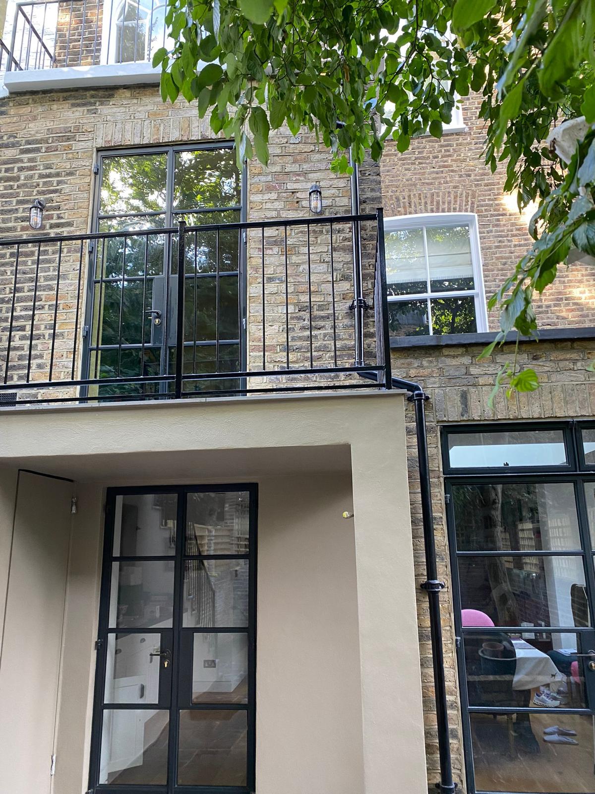 Early signs of cracking and facade wear on a period property